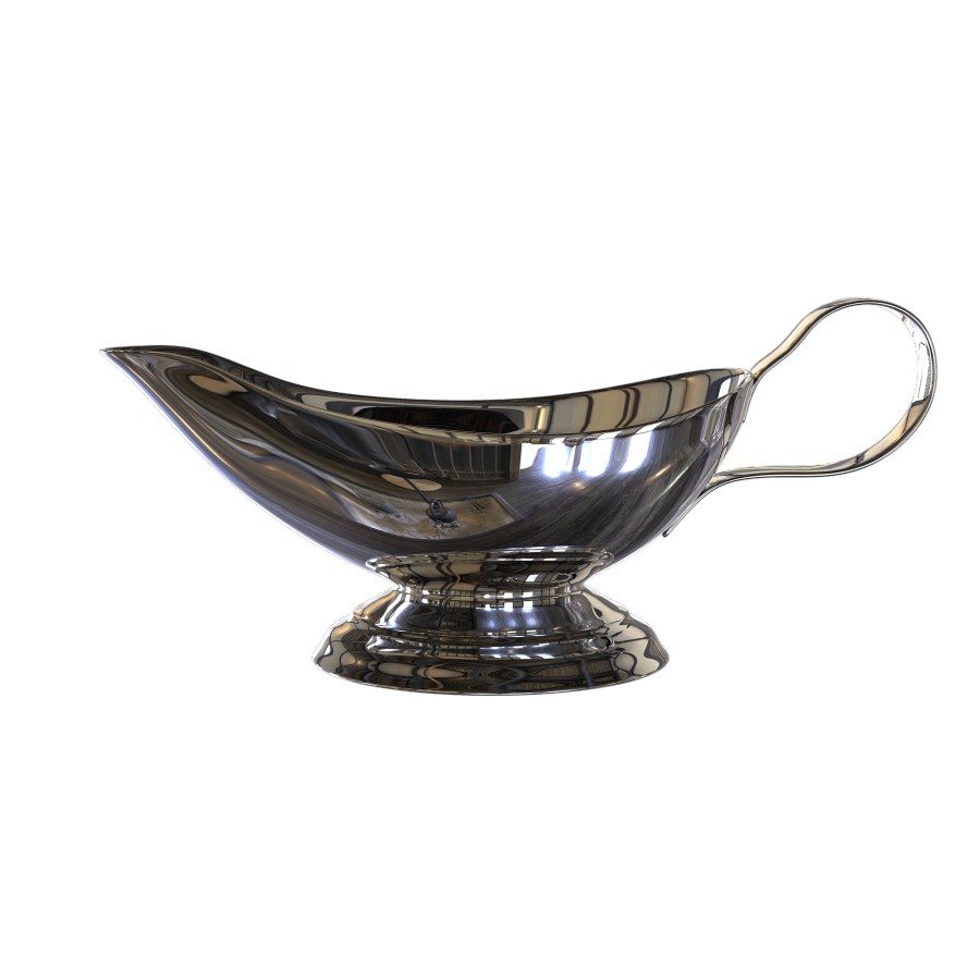 Silver gravy boat